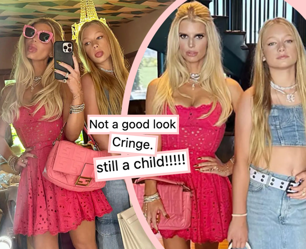 Jessica Simpson BLASTED For Letting 11-Year-Old Daughter Wear Crop Top ...