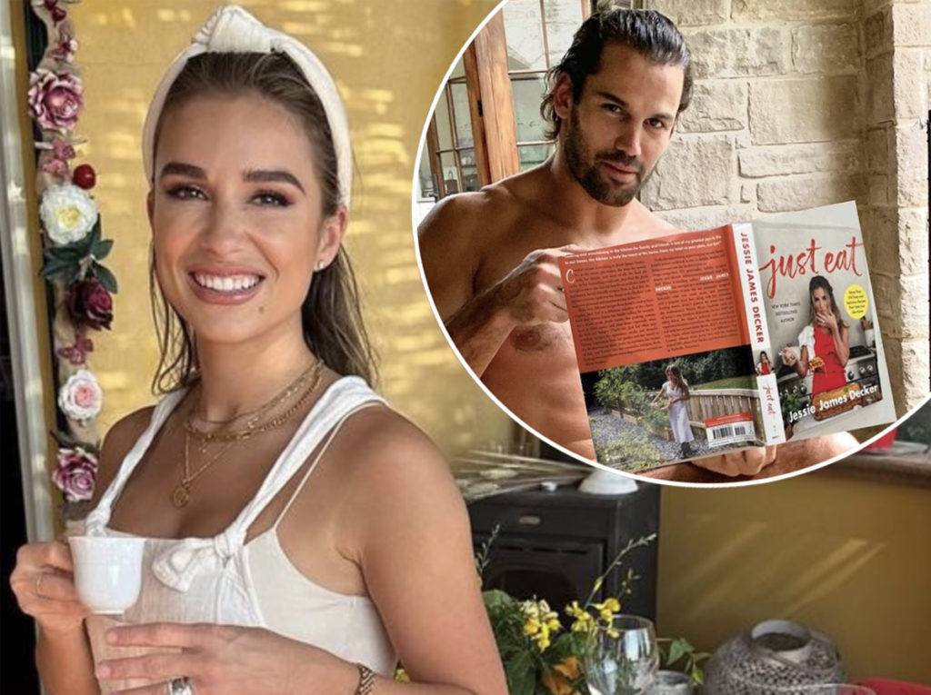 Jessie James Deckers Hunky Husband Goes Nude To Promote Her New Cookbook Perez Hilton 