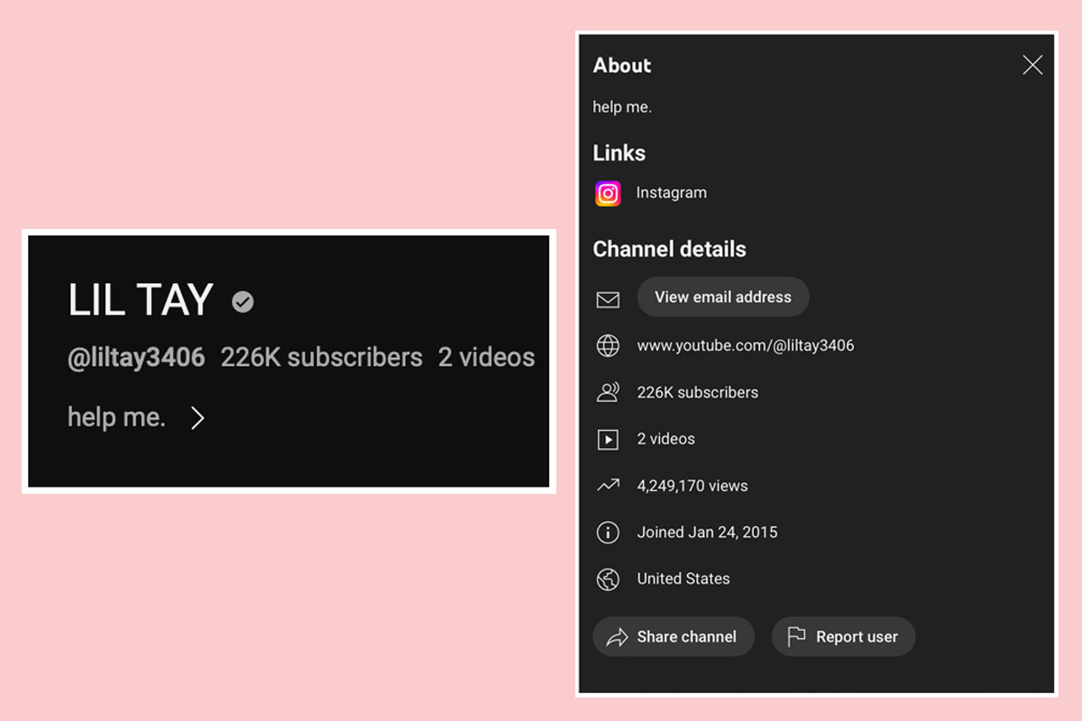 Lil Tay's YouTube Bio Reveals SUPER Creepy & Cryptic Message As Fans Pine For More Info On Her Reported Death