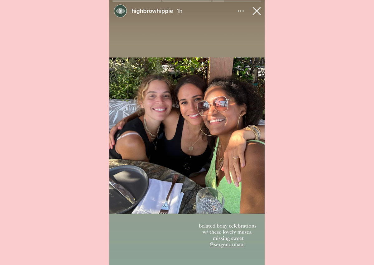 meghan markle instagram with friends