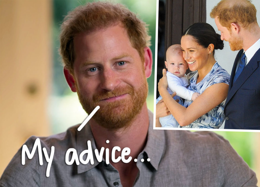 Prince Harry Shares What Prince Archie Wants To Be When He Grows Up Perez Hilton 
