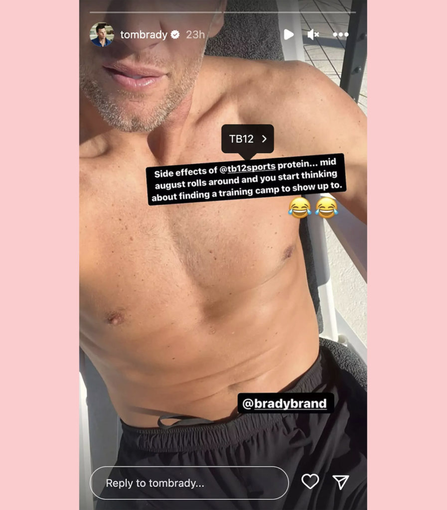 Tom Brady Posts Shirtless Thirst Trap (And Jokes About Returning To NFL