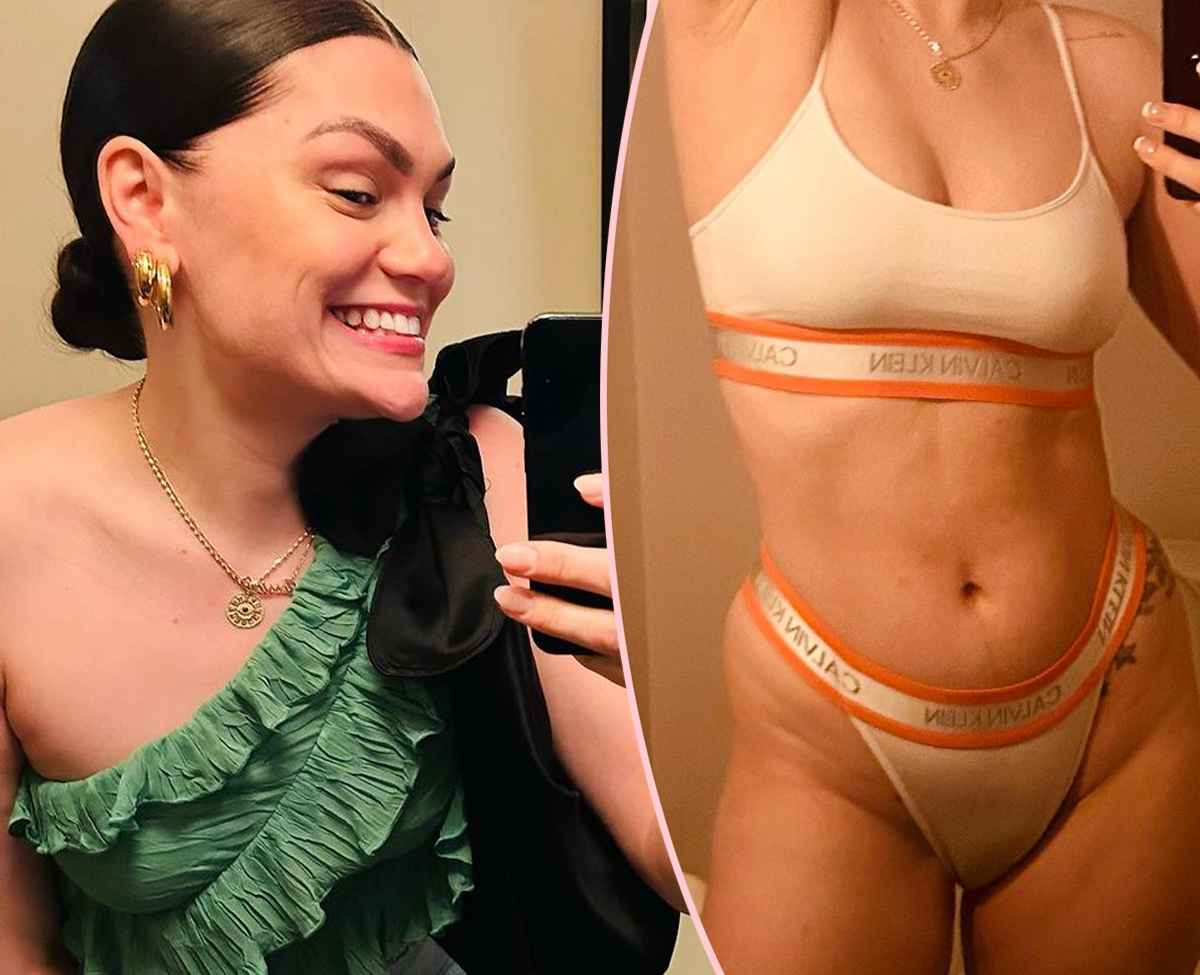 #Jessie J Proudly Shows Off Post-Baby Body In Underwear Selfie!
