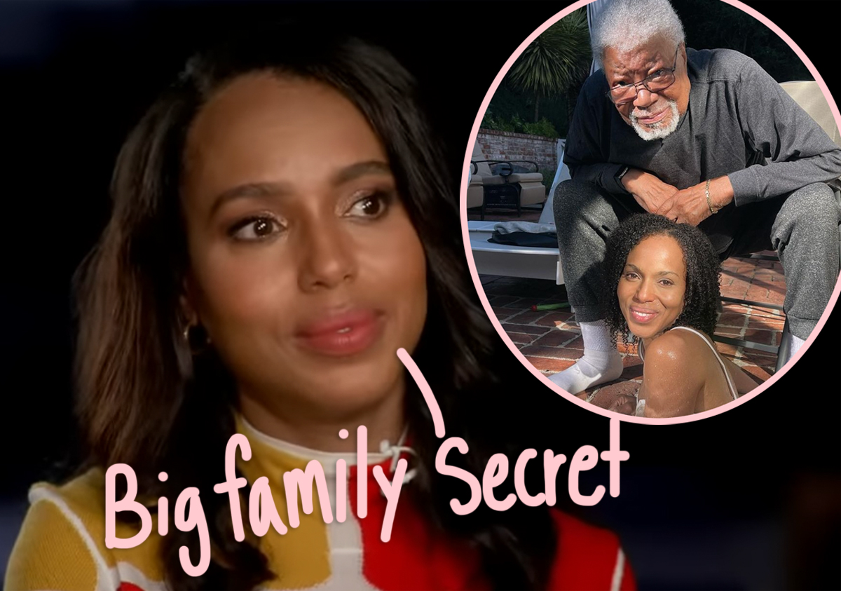 Kerry Washington Reveals She Recently Found Out Her Dad Is Not Her  Biological Father! - Perez Hilton