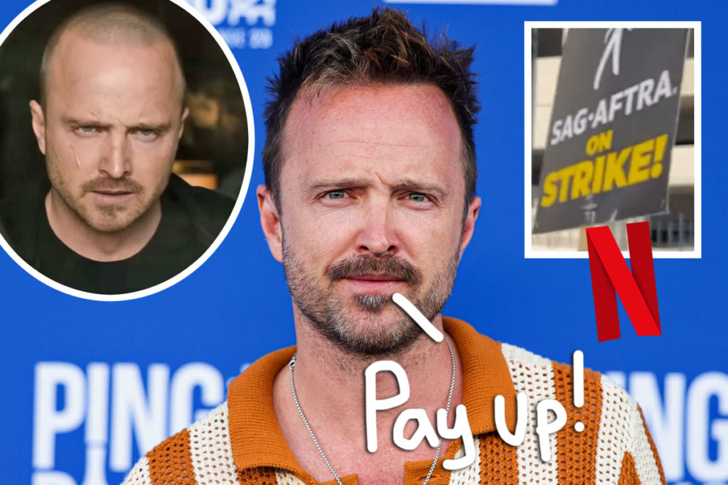 Aaron Paul Doesn't Get ANY Breaking Bad Residuals From Netflix?! - Perez  Hilton