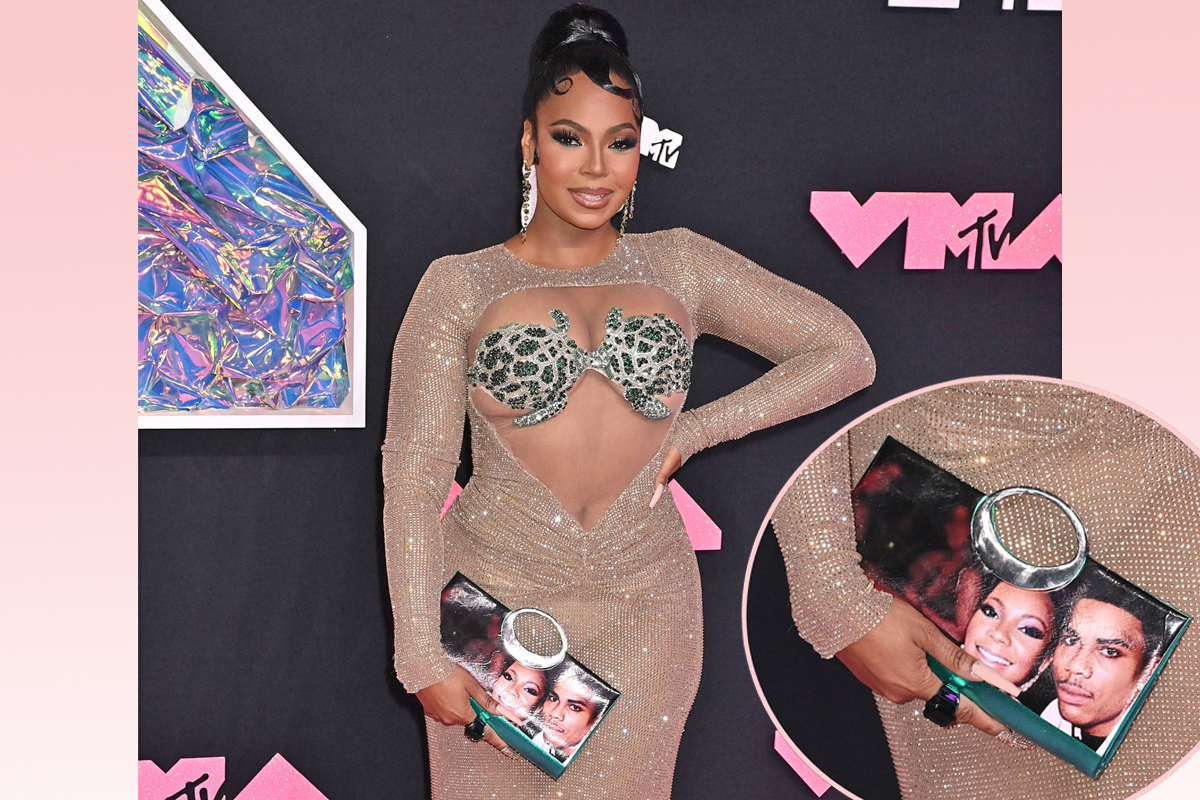 Ashanti Wore Nelly On Her Clutch!