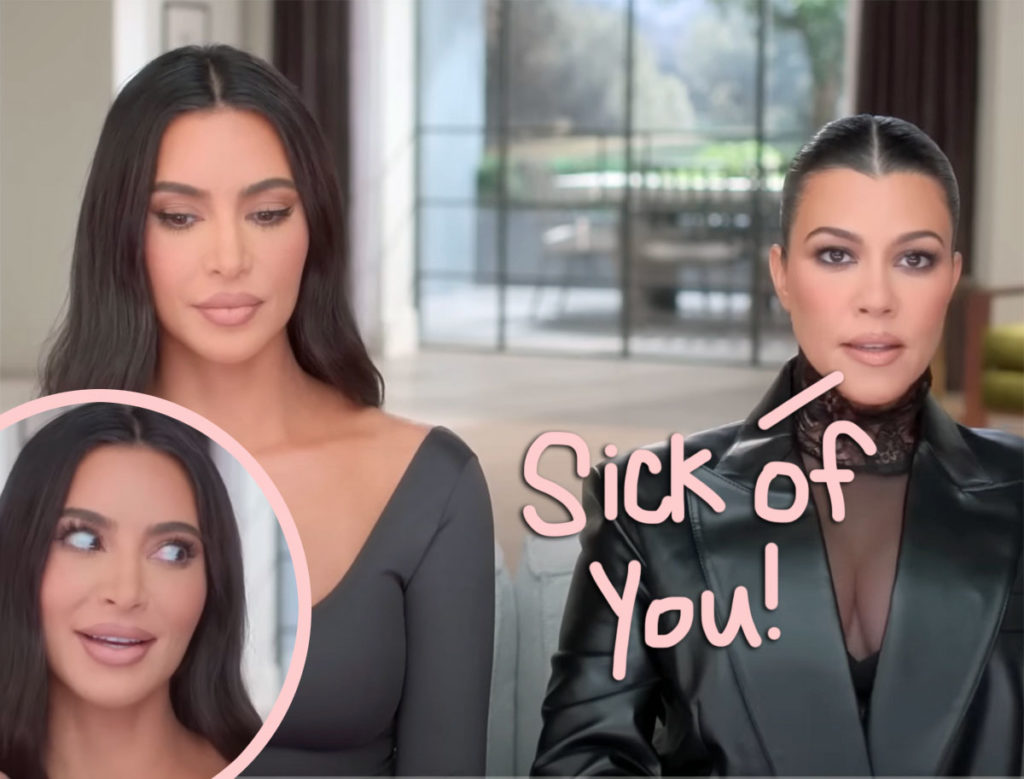 Kourtney Kardashian BLAST ‘F**king Witch’ Kim Kardashian As Feud Worsens!