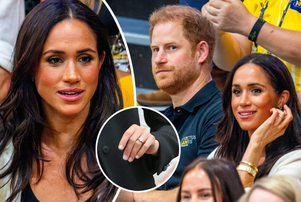 Meghan Markle's first engagement ring and second sparkler from Prince Harry  compared | Express.co.uk