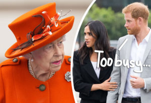 Prince Harry & Meghan Markle Blew Off Queen Elizabeth's Sweet 1st