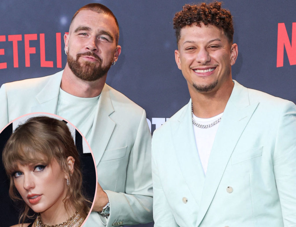 Patrick Mahomes Admits He Felt 'Pressure' With Taylor Swift Watching To Get Travis  Kelce The Ball! - Perez Hilton