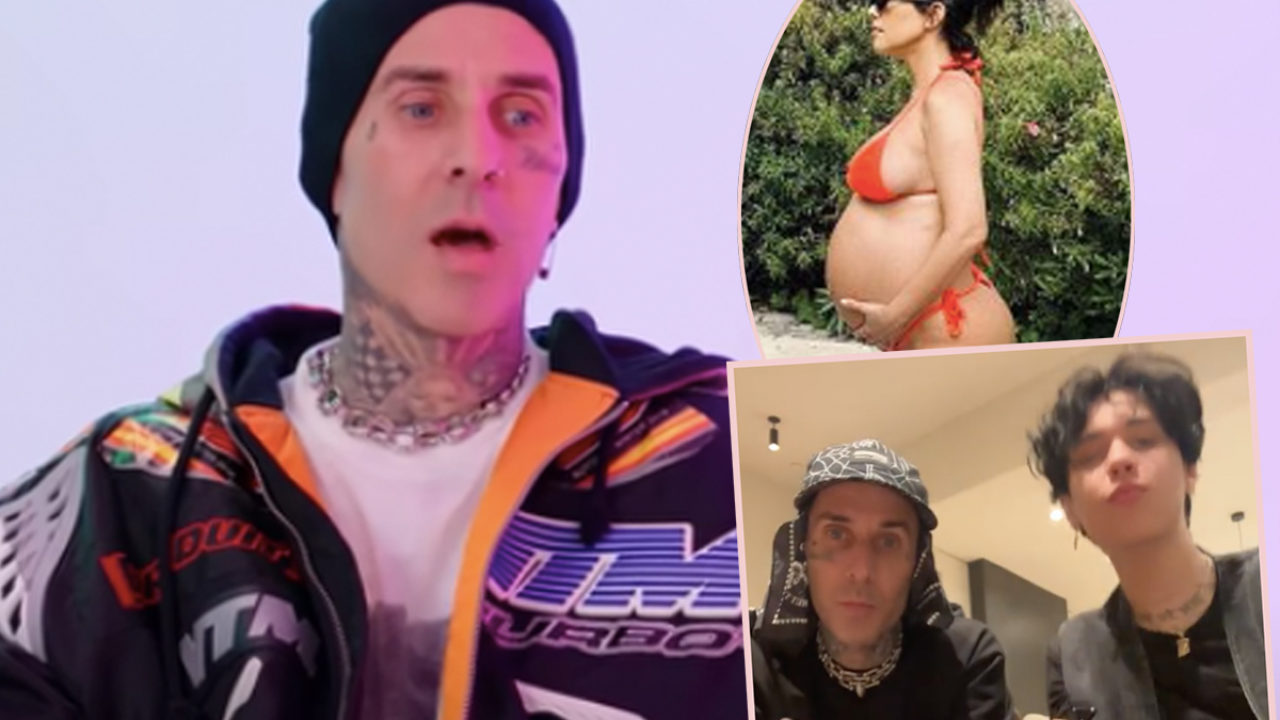 Travis Barker Appears In Son Landon s TikTok Days After Leaving