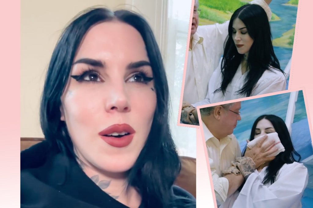 Kat Von D Reveals The Worst Backlash To Her Baptism Was From Christians Perez Hilton