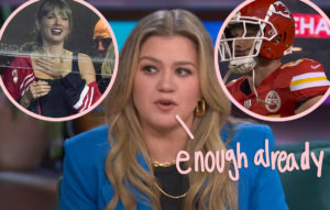 Kelly Clarkson Is Not A Fan Of NFL’s Coverage Of Taylor Swift & Travis Kelce’s Romance During