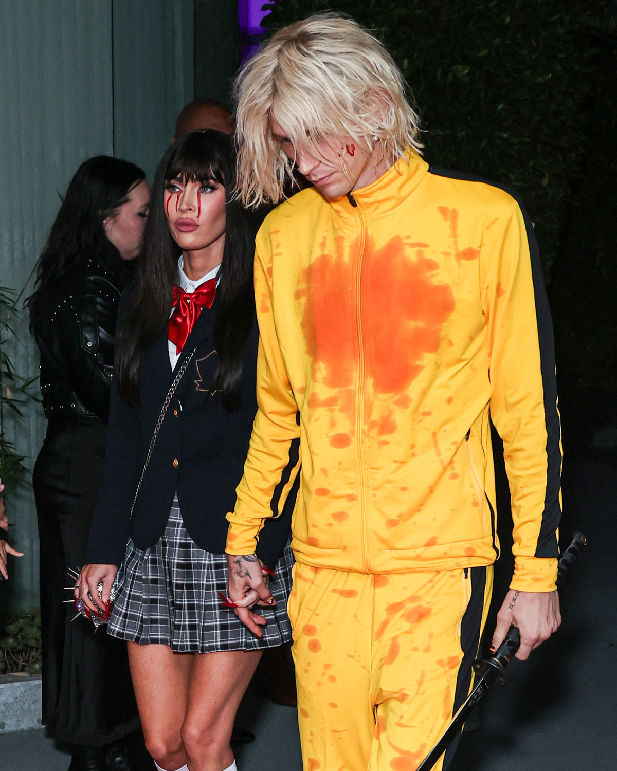 Megan Fox and MGK in Kill Bill costume Halloween 2023