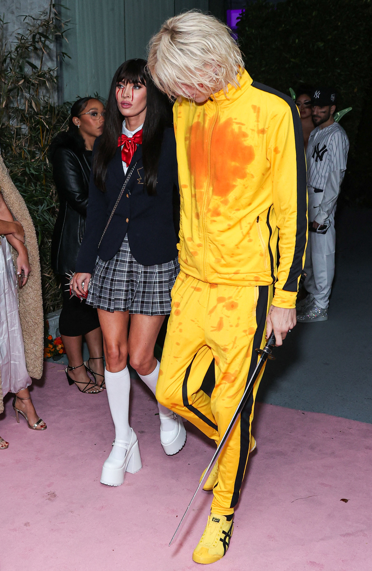 Megan Fox and MGK in Kill Bill costume Halloween 2023