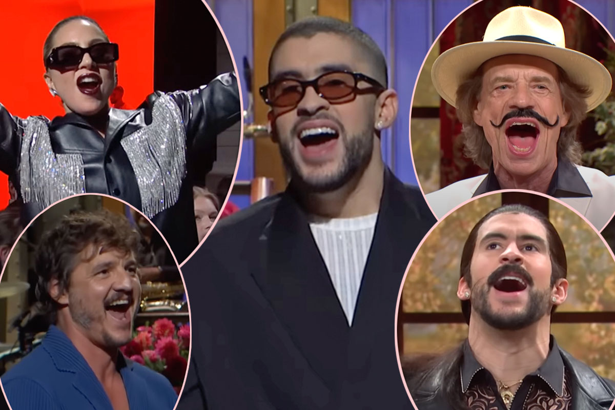 #Bad Bunny Talks ‘Sex In Spanish’ As He’s Joined By Lady GaGa, Pedro Pascal, Mick Jagger & MORE For SNL! WATCH!