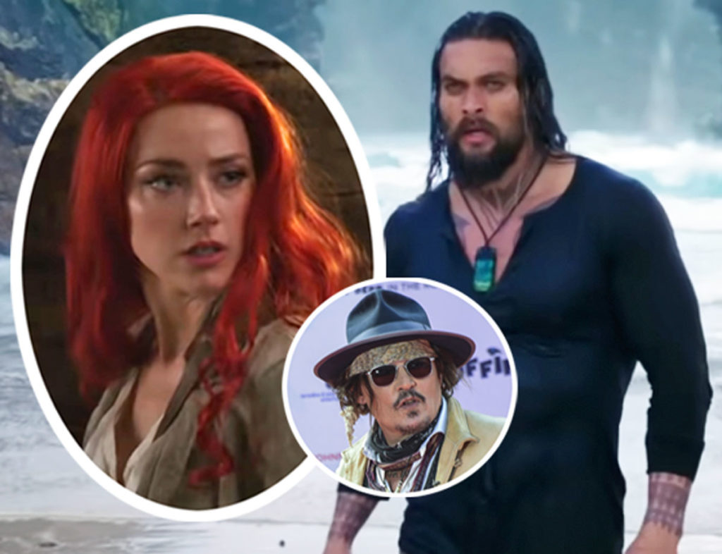 Aquaman 2  Amber Heard diz que Jason Momoa se vestiu de Johnny Depp para  provocá-la