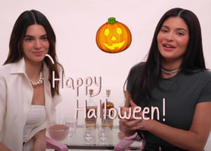 Kylie & Kendall Jenner Show Off Super Risqué Joint Halloween Costumes! - Perez Hilton
