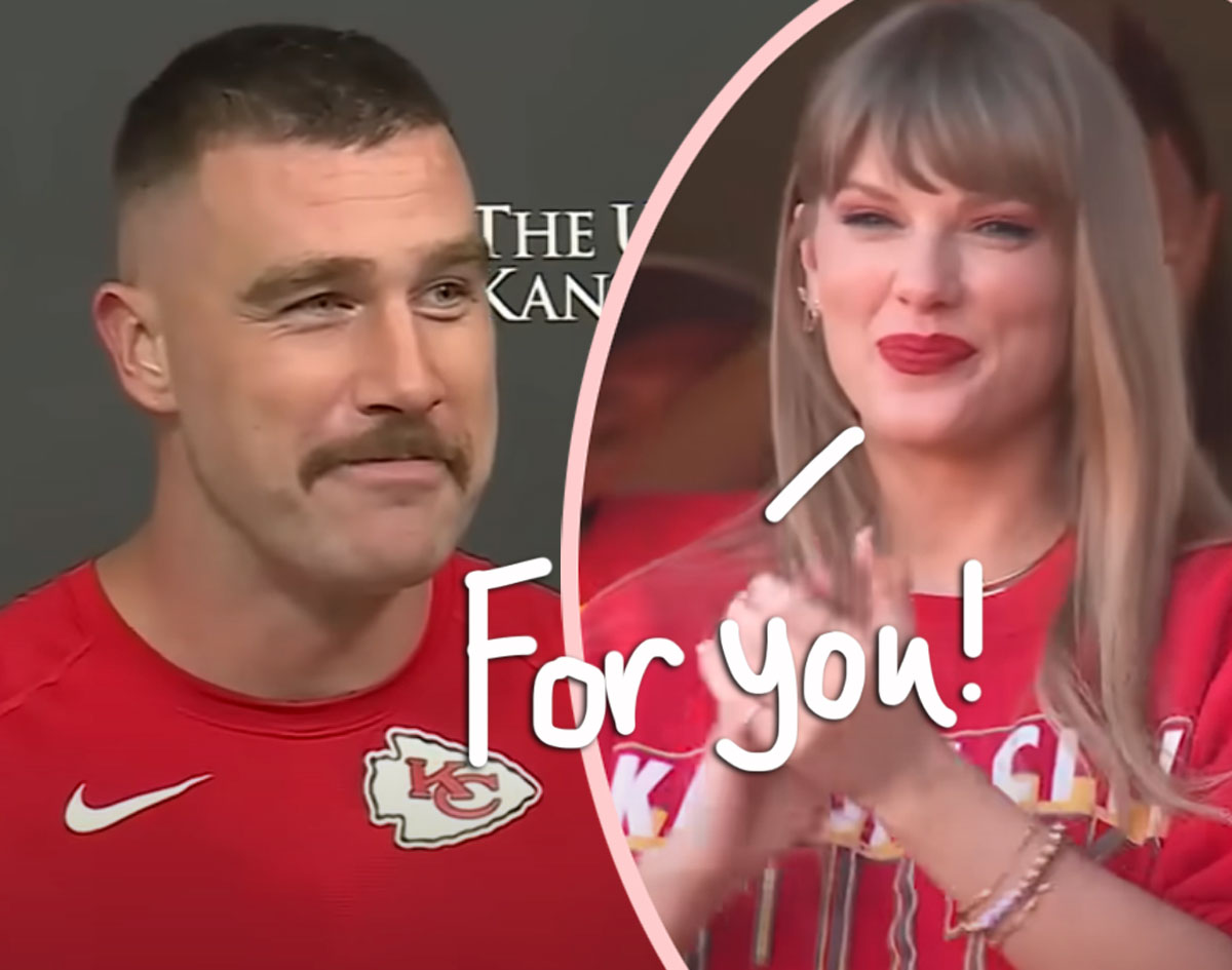 Taylor Swift Wore THIS In Honor Of Travis Kelce At Kansas City Chiefs Game!  - Perez Hilton