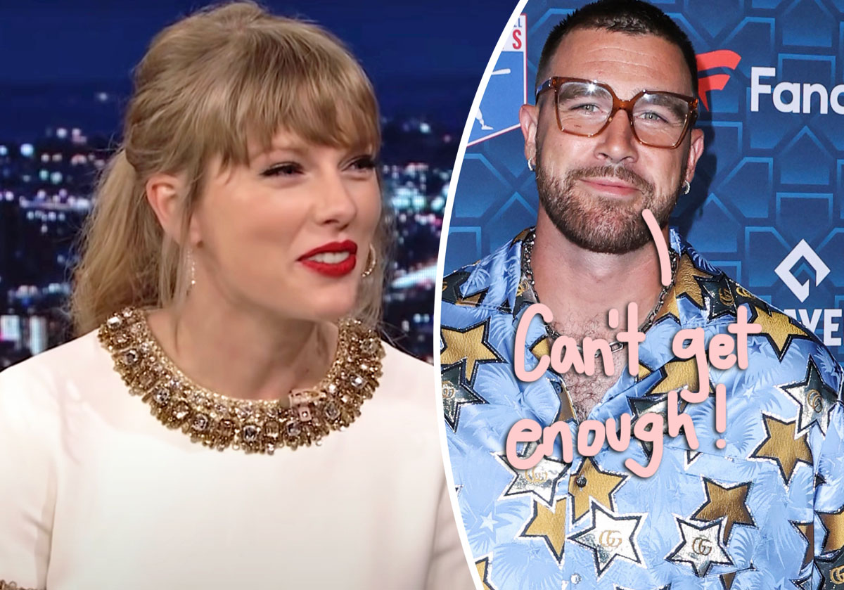 Taylor Swift & Travis Kelce Hold Hands During A Second NYC Date Night -  Look! - Perez Hilton
