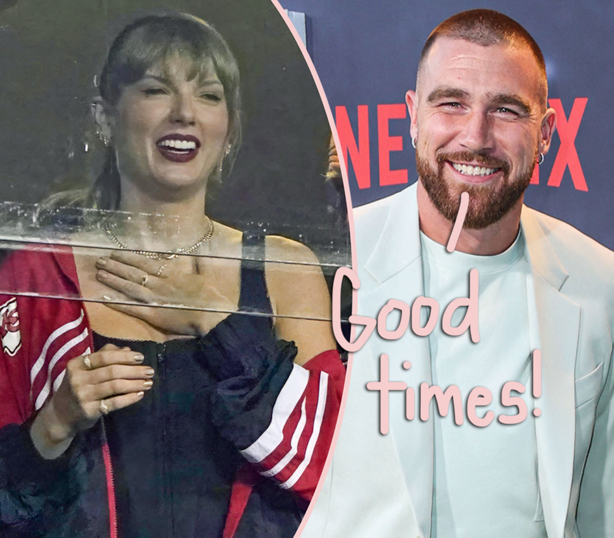 Taylor Swift and Travis Kelce Spotted Holding Hands During Second