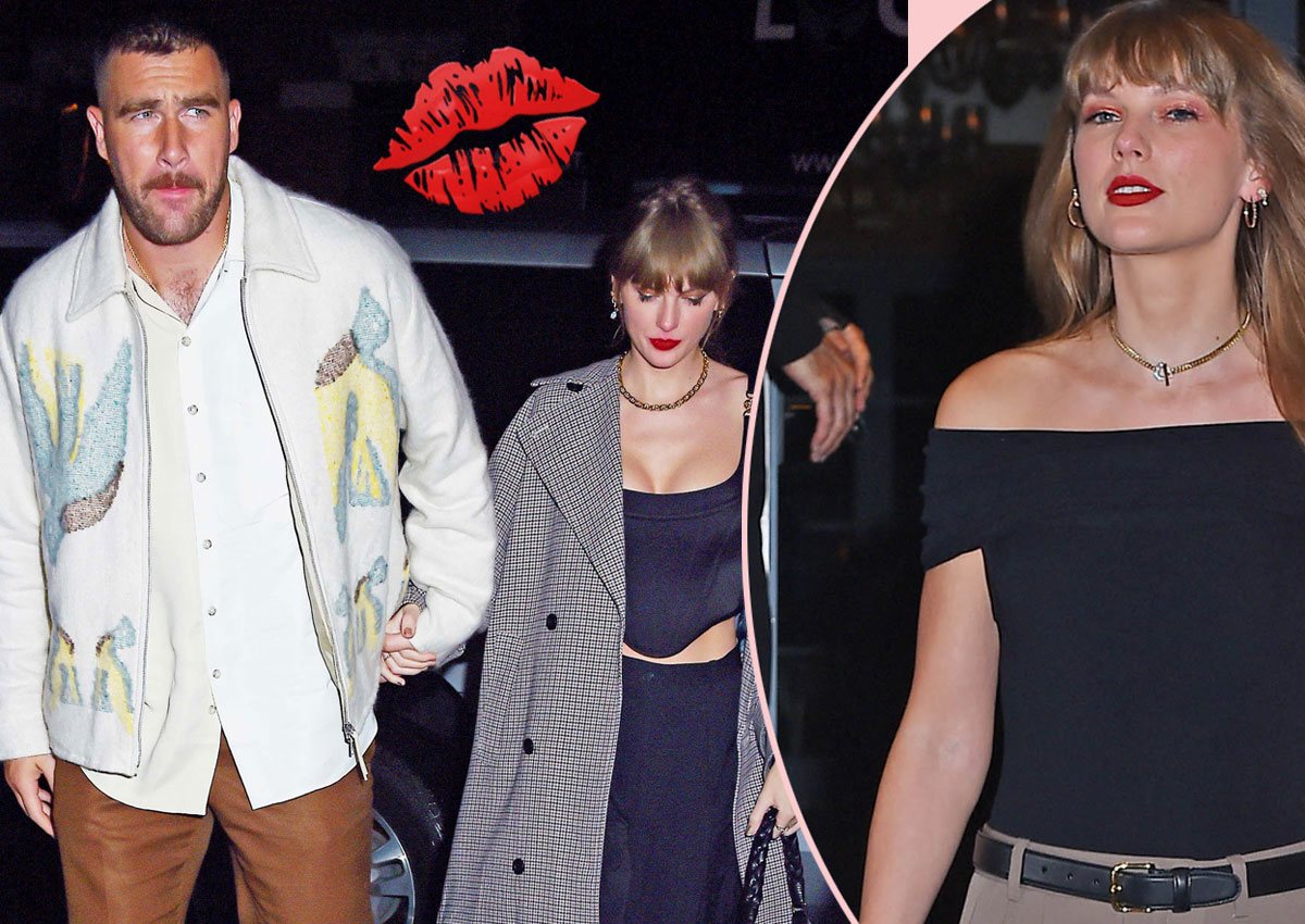 First Pic Of Taylor Swift Kissing Travis Kelce! Look!