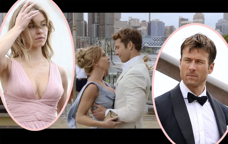 Awkward?? Sydney Sweeney & Glen Powell Have To Film Rom Com Reshoots ...