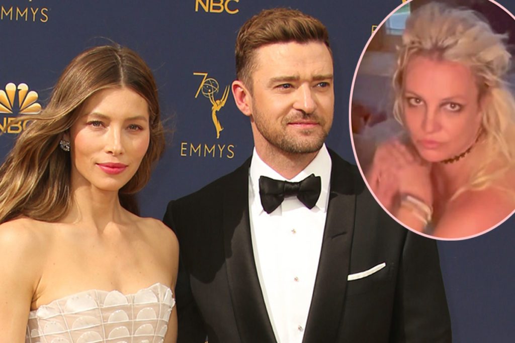 Justin Timberlake 'Happy at Home' With Jessica Biel Amid Britney