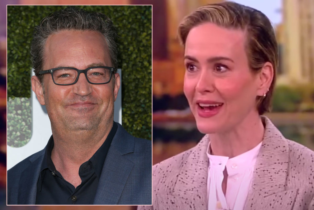 How Matthew Perry Once Helped Struggling Actor Sarah Paulson Was So