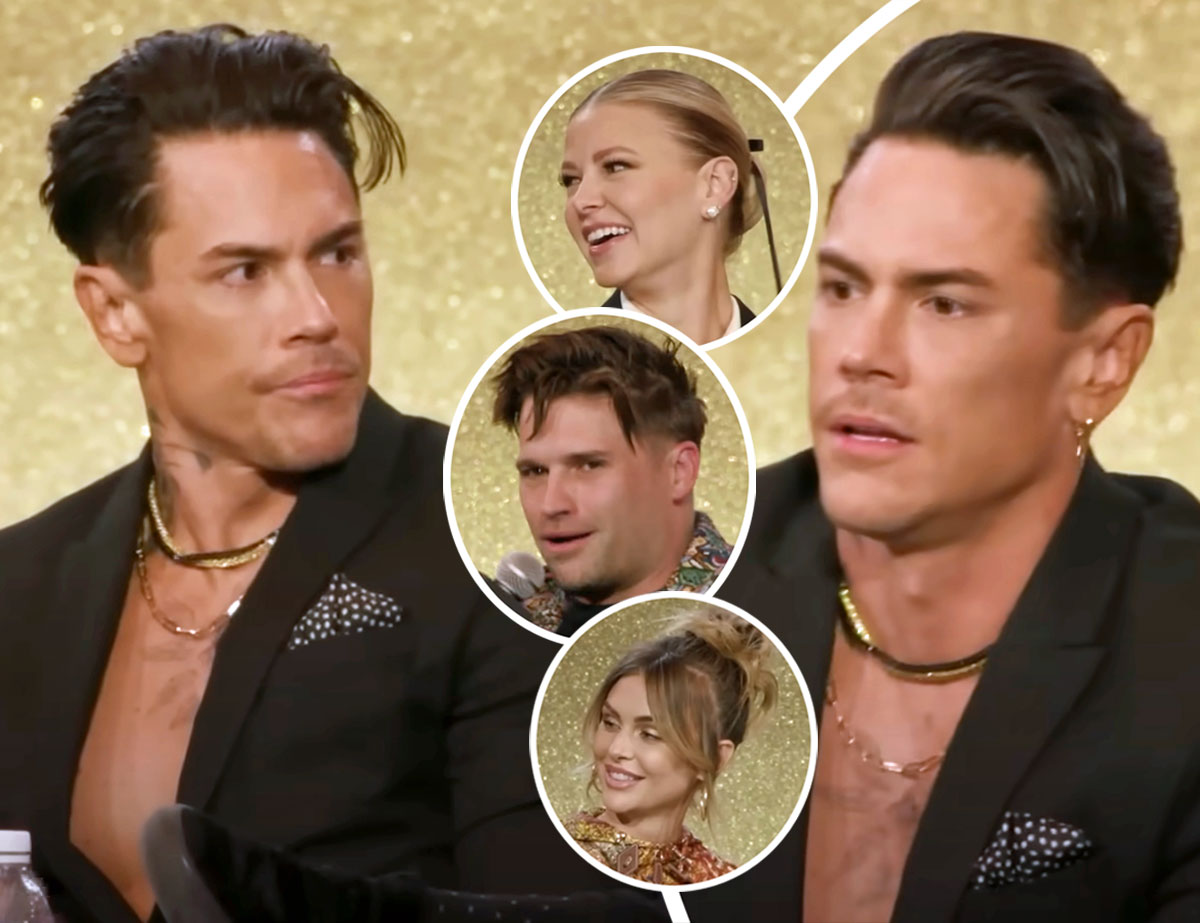Tom Sandoval RUTHLESSLY Booed During VPR Panel At BravoCon -- But THESE Co-Stars Defended Him??