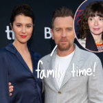Ewan McGregor Shared Christmas With Mary Elizabeth Winstead AND Ex Eve Mavrakis!
