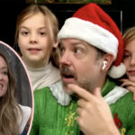 Jason Sudeikis & Olivia Wilde's ADORABLE Kids Make Super Rare Public Appearance -- Crashing Dad's Christmas Interview!