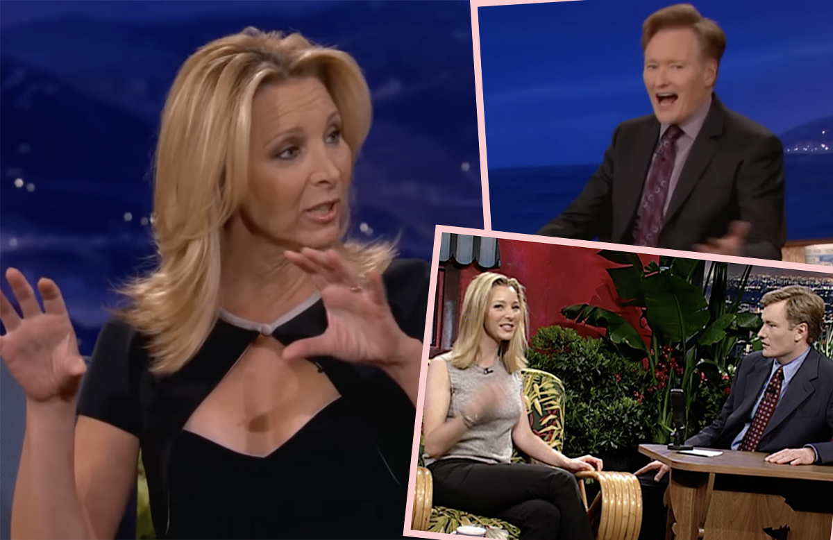Lisa Kudrow Told Ex Conan O'Brien THIS Before Late Night Debut -- And Meant It As A Compliment?!?