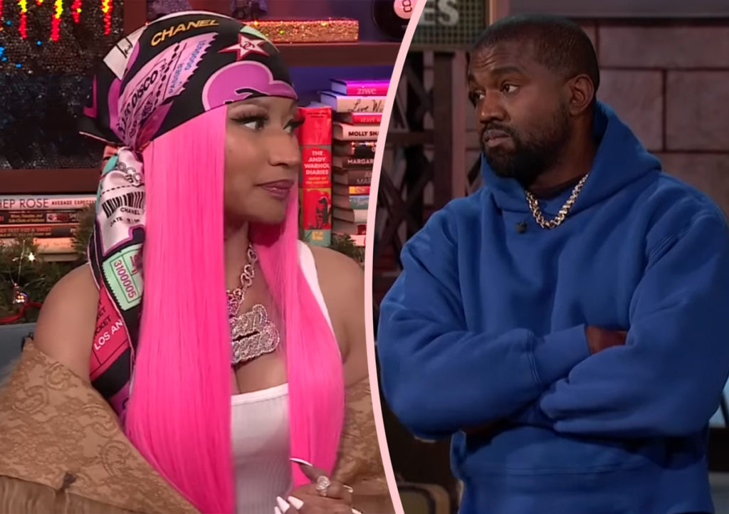 Nicki Minaj Refuses To Let Kanye West Include Long Awaited Collab On Upcoming Album Perez Hilton 