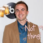 Malcolm In The Middle Star Frankie Muniz Has NEVER HAD ALCOHOL -- At 38 Years Old!