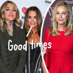 Making A Statement? Kyle Richards & Morgan Wade Stun At Kathy Hilton's Christmas Party
