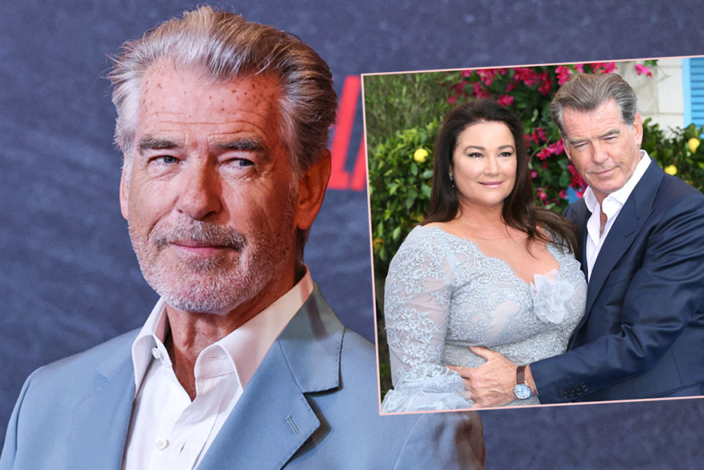 Pierce Brosnan Is Giving Everyone Hope For Lasting Hollywood Love This Is So Sweet Perez Hilton 