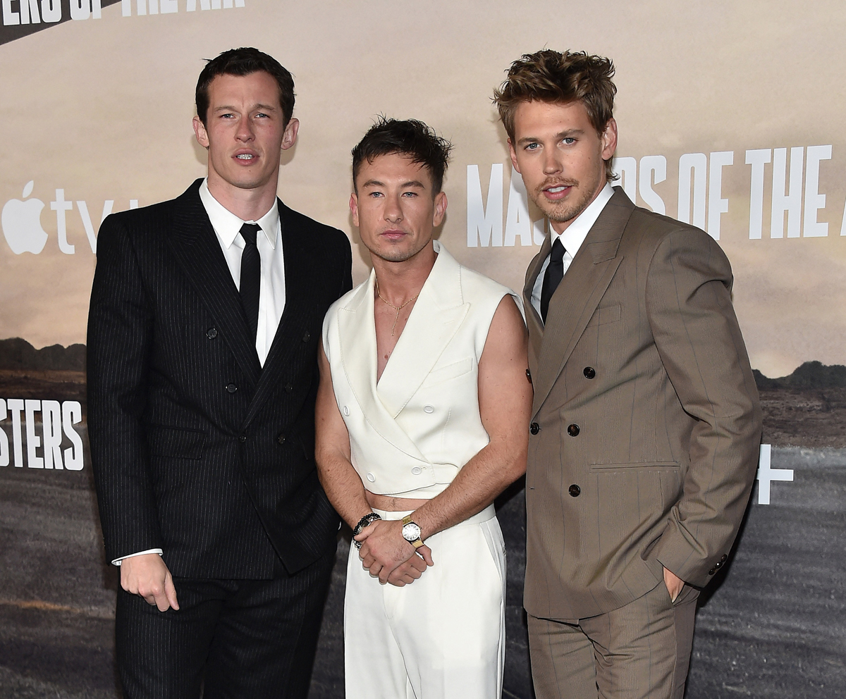 Callum Turner with Barry Keoghan and Austin Butler Masters of the Air premiere