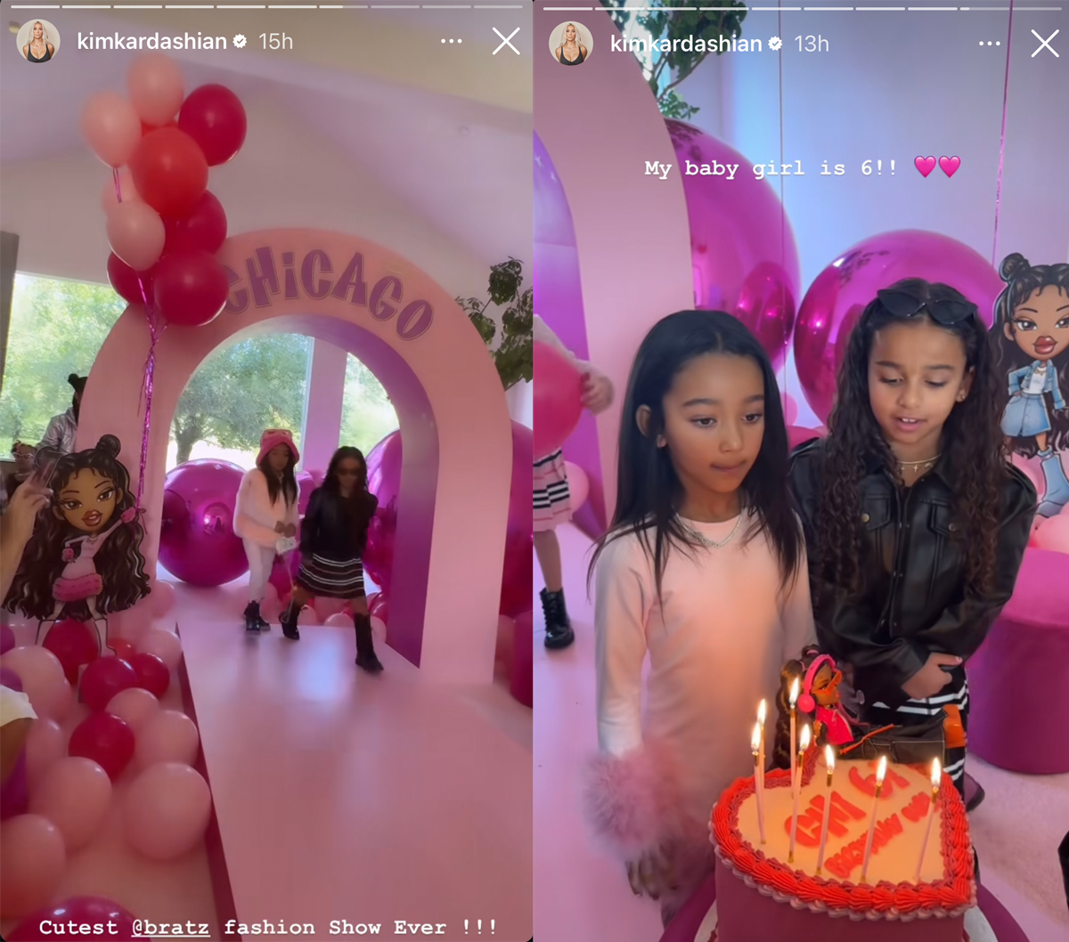 ¡Kim Kardashian organiza una fiesta temática de Chicago Bratz para su hija por su sexto cumpleaños!  ¡MIRAR!