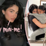 Kylie Jenner & Stormi Webster's Adorable Twinning Moment At Paris Fashion Week!