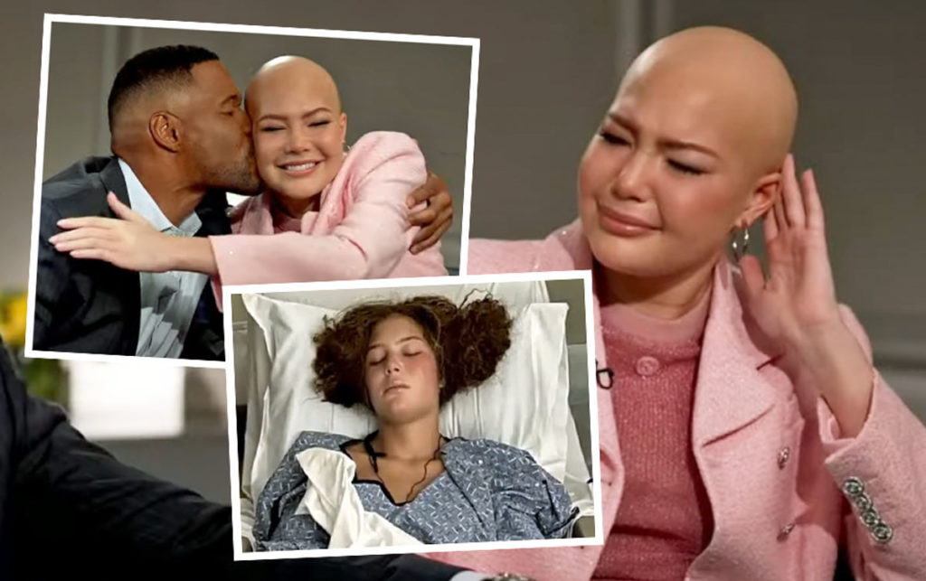 Michael Strahans 19 Year Old Daughter Reveals Brain Cancer Battle Perez Hilton 
