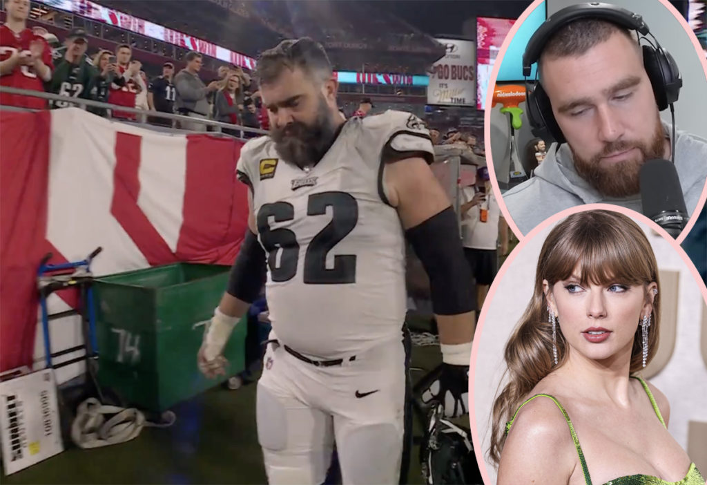 Taylor Swift Fans Lose It Mourning Jason Kelce's NFL Retirement ...