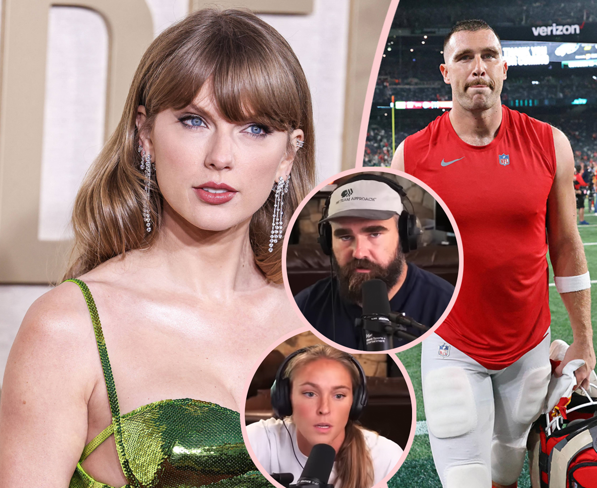 Taylor Swift Will Get A Chance To Disprove Rumors Of Jason & Kylie Kelce  Friction This Weekend! - Perez Hilton