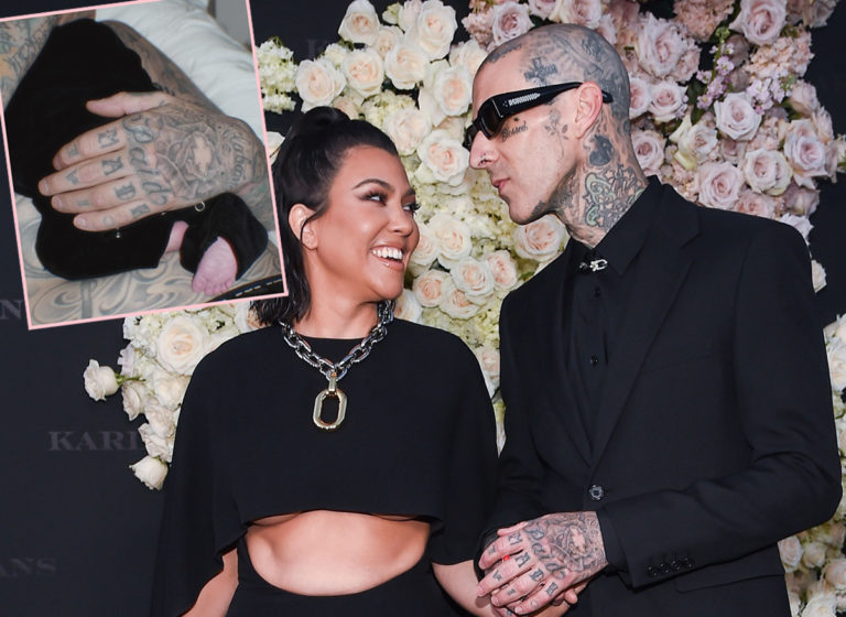 Travis Barker Reveals New Tattoo In Honor Of Baby Rocky! LOOK! Perez(02)