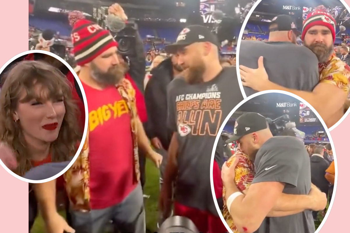 #This Moment Between Travis Kelce & Brother Jason Is Bringing Taylor Swift Fans To Tears