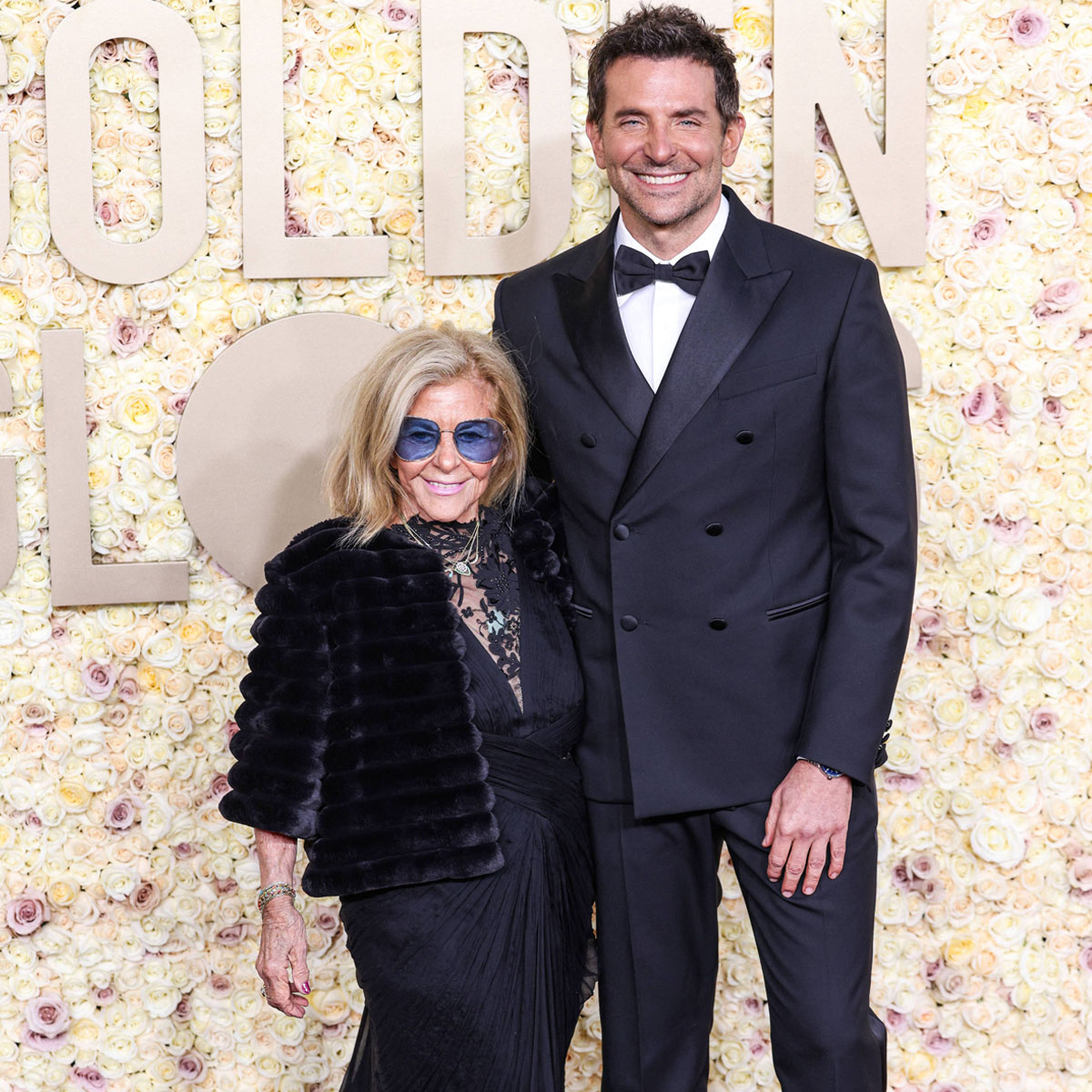 Bradley Cooper & His Mom Gloria Campano Golden Globes 2024