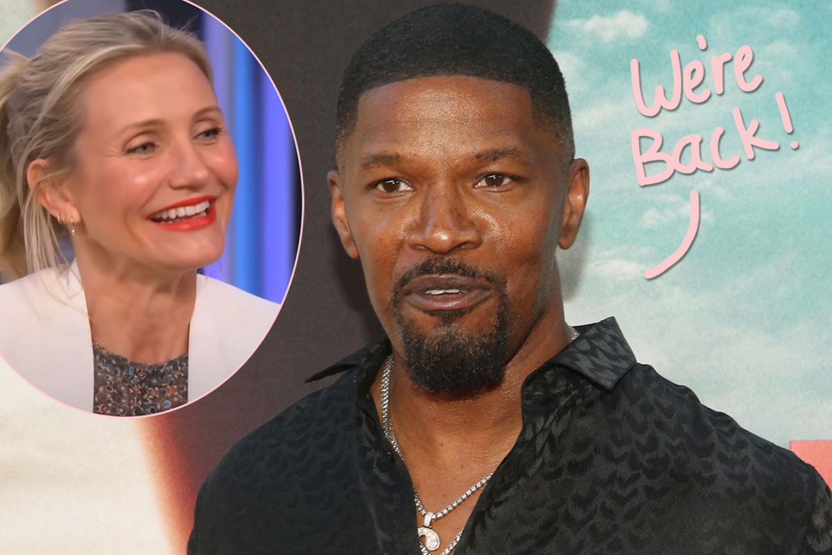 #Jamie Foxx Spotted On Back In Action Set Alongside Cameron Diaz For The First Time Since Health Scare!