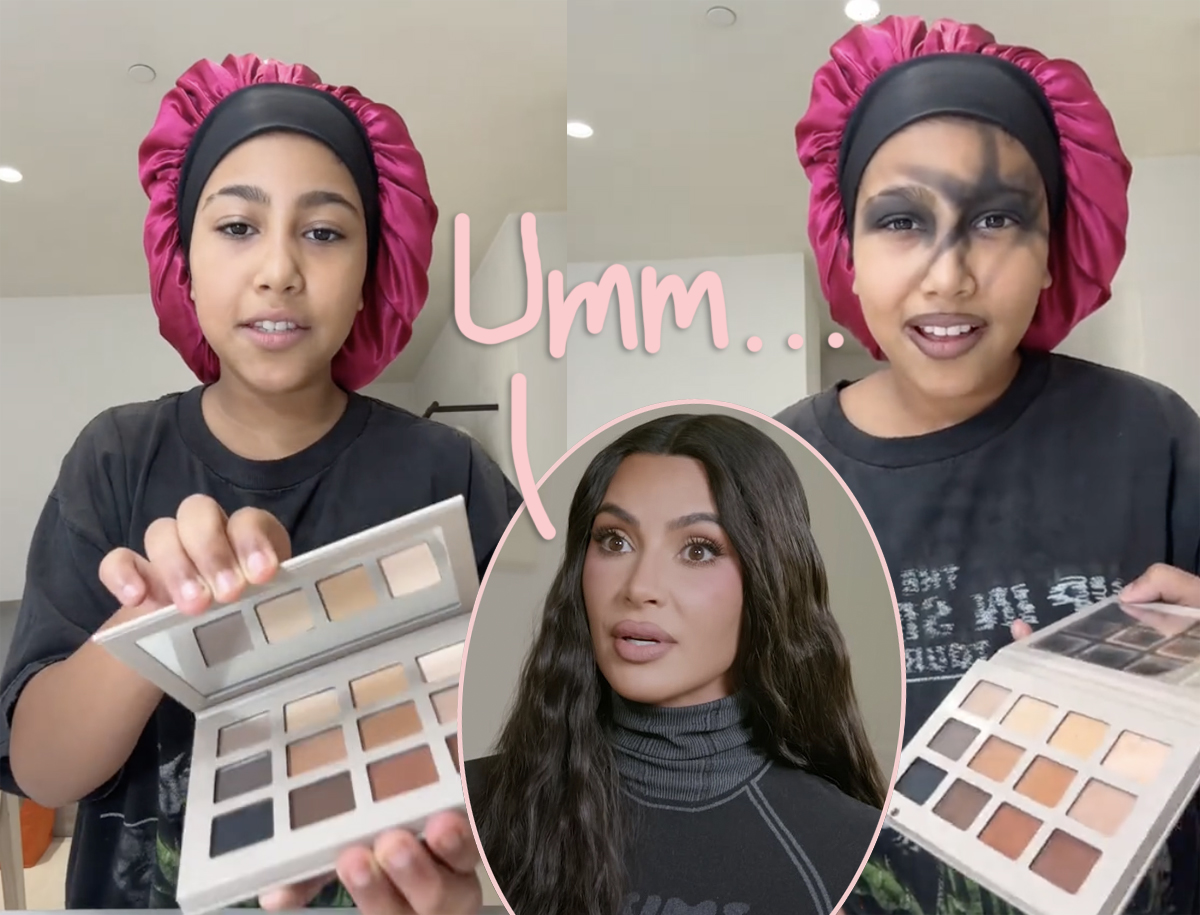 North West Offers Up REALLY Honest Review Of Momma Kim Kardashian's New Makeup Line!