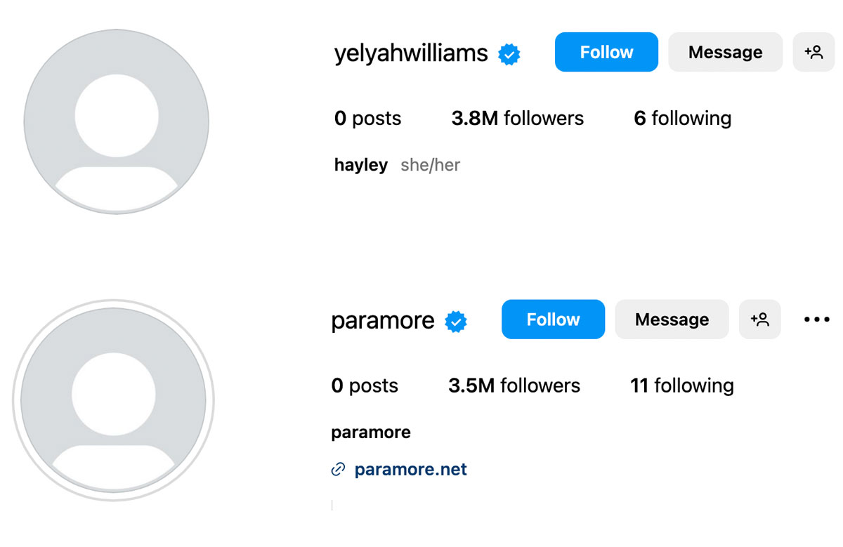 Paramore Cancels Upcoming Concert After Wiping Social Media Accounts