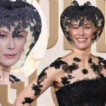 Rosamund Pike Wore A Veil At The Golden Globes Because She 'Smashed Up' Her Face In Accident!